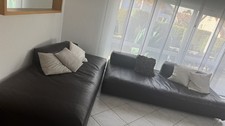 Sofa Lederkombination 2 -Teile