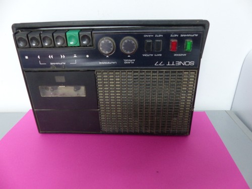 Sonett kassettenrecorder - sonett,