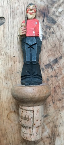 Handgefertigter holz korken - handgefertigter, holz-korken