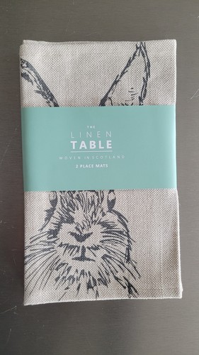 Platzdeckchen aus leinen - aus,