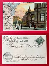 Litho AK BERLIN 1900 Historisches Eckfenster mit Glitzersteinen   ( 148027