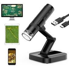 Mikroskop Digital 1080P 50x-1000x Mit LED WiFi USB Für Kinder Schüler Erwachsene