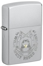 ZIPPO - BENZIN - FEUERZEUG - WILD WEST COWBOY DESIGN 60007379 - NEU!