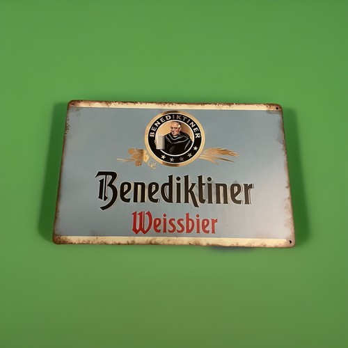 Blechschild benediktiner - blechschild,