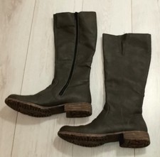 RIEKER DAMEN STIEFEL DESIGNER HOHE WINTER SCHUHE VINTAGE OPTIK CLASSIC EU 41