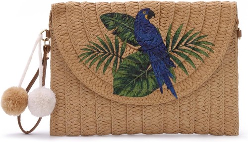 Stroh clutch für damen - für,