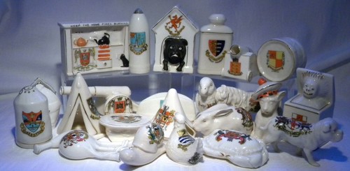 Crested china selection - china,