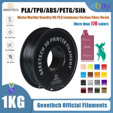 1kg Geeetech 3D Filaments PLA/PETG/TPU/ABS/Marmor/Seide/Kohlenstofffaser/Harz DE