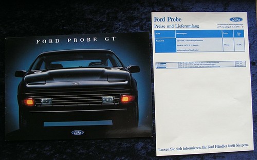Ford probe prospekt - ford,