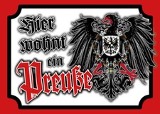 Aufkleber/Sticker - Hier wohnt