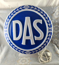 Vintage Leuchtreklame DAS
