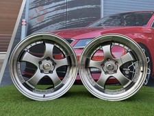 4X R17 " 5X100/114.3 Forzza Flamber Hyper Schwarz+Poliert Rand Räder : Für VW
