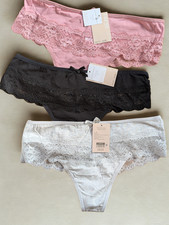 3er Pack Damen Tanga, Gr. S-L