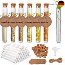 Reagenzglas Set mit Korken 100