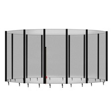 Sicherheitsnetz für 12 Netzstangen am Trampolin 427 - 430 cm - Netz (JS+EXD-S)