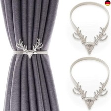 2 Stück Vorhang Raffhalter Vorhang Clip Gardinenhalter Legierung Vorhanghalter 