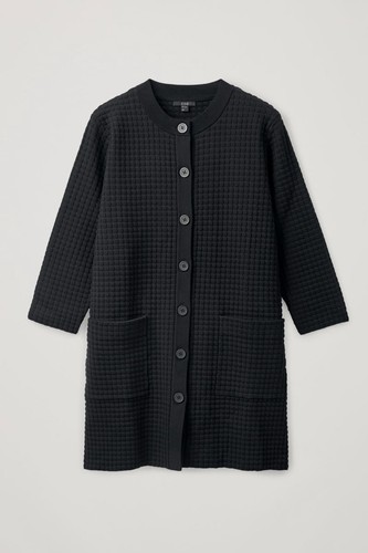 Cos schwarze strickjacke - schwarze,
