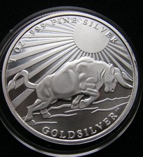 Prosperity Silver Bull Coin -
