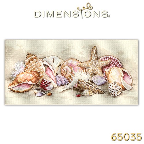 Dimensions seashell treasures - seashell,