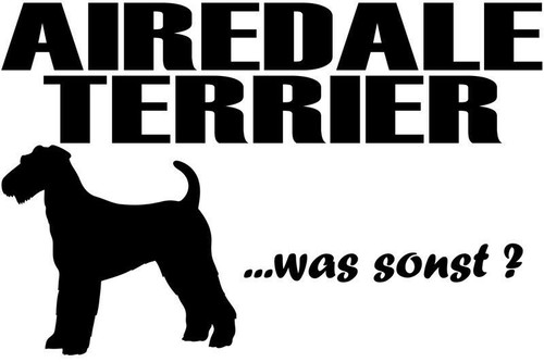 Aufkleber airedale terrier - aufkleber,