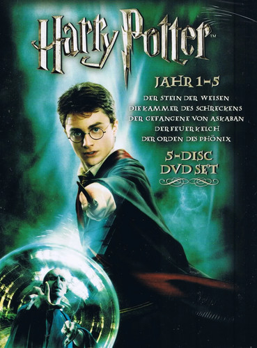 Harry potter 5er dvd set - potter,