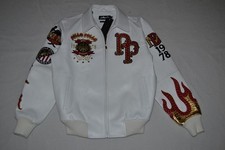 AUTHENTIC Pelle Pelle Herren Leder Weltberühmte 1978 Jacke Weiß Alle Größen