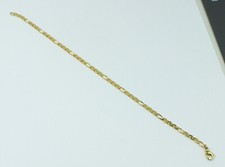 Figaro Armband 23 cm lang, .585 Gold  # G 6174