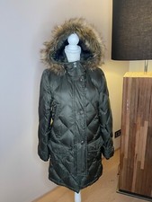 Wie Neu - Abercrombie & Fitch Parka in Olivgrün mit Daunenfüllung – Gr. S / 36