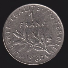 1 Franc Frankreich 1960