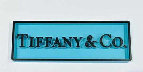 Tiffany logo schild - tiffany,