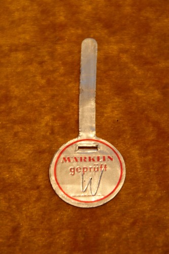 Märklin prüfsiegel rot - prüfsiegel, rot,