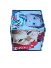 Hochwertiger Acrylglas Fotowürfel von Henzo für 6 Fotos im Format 8,5 x 8,5 cm