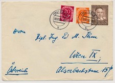 1953 BRD, Zensurstempel aus