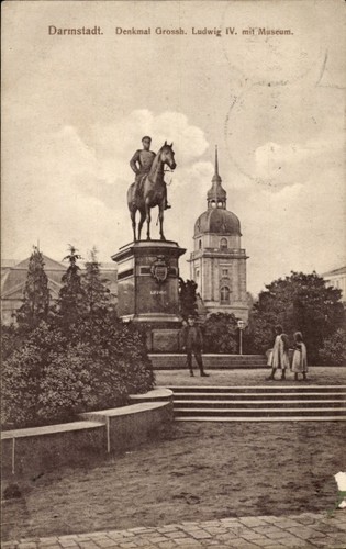 Darmstadt hessen - ak,