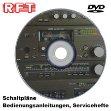 RFT Hifi Komponenten DDR Bedienungsanleitung Schaltplan Service Manual auf DVD