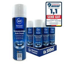 6x WP Bremsenreiniger 360° Ventil Teilereiniger Montagereiniger 500ml