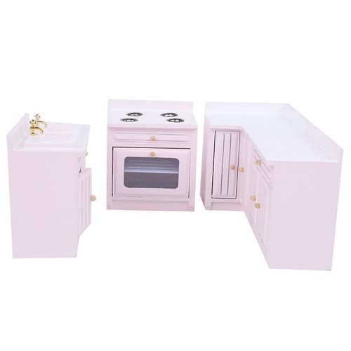 Mini holzpuppenhaus mit - 1:12, mini-holzpuppenhaus