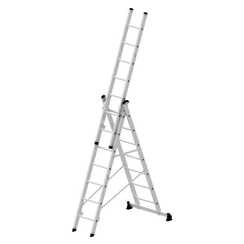 Mehrzweckleiter teilig mit - 3-teilig,