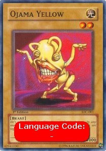 Yugioh ojama yellow - yugioh,