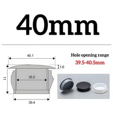 Bohrloch Abdeckkappen