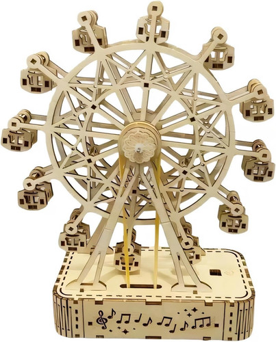Holzpuzzle riesenrad - 3d,