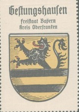 Gefrees  / Reklamemarke Kaffee Hag - Wappen - Ortswappen (24)