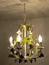 Vintage Metall Porzellan Rosen