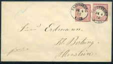 891007) DR Brustschild MeF Nr. 4 auf Blg mit K1 Rastenburg