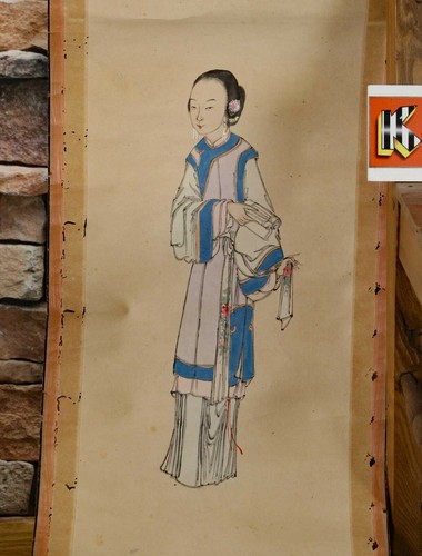 Asiatika rollbild sehr - sehr, alt