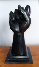Vintage SELTENE schwarze Bürgerrechte BLM handgeschnitzte Faust