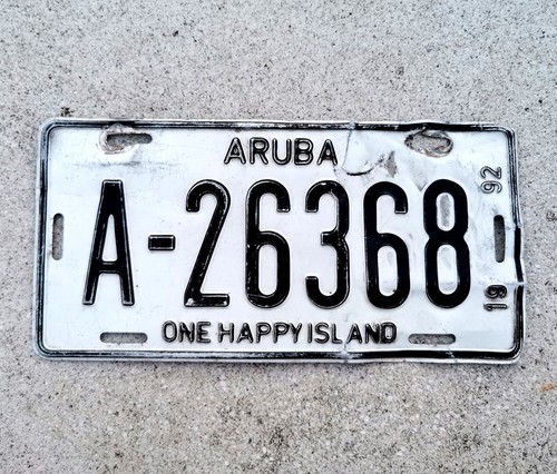 Altes kfz kennzeichen aruba - altes,