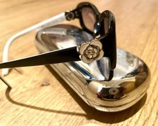 CHANEL Vintage Sonnenbrille ♥️ Original, schwarz, schmal, oval