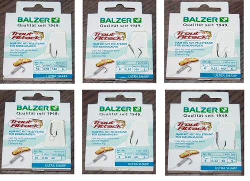 Balzer bienenmaden hair - bienenmaden, rigs