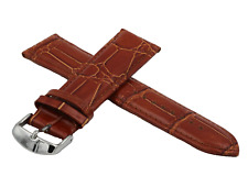 Roebelin & Graef Echt-Leder-Uhrenband mittelbraun 22mm - 125/80 mm